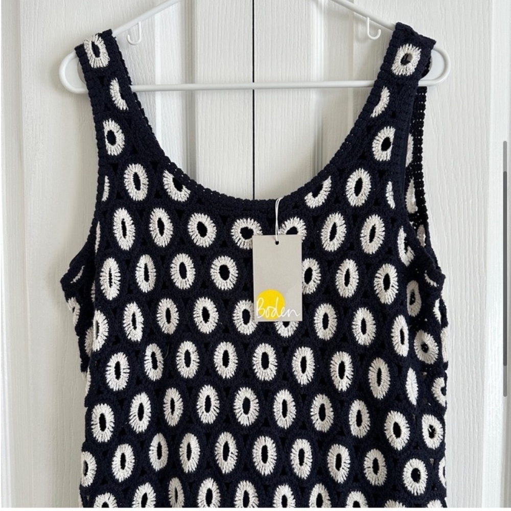 NWT Boden Elena Knitted Crochet Dress - Picture 4 of 9